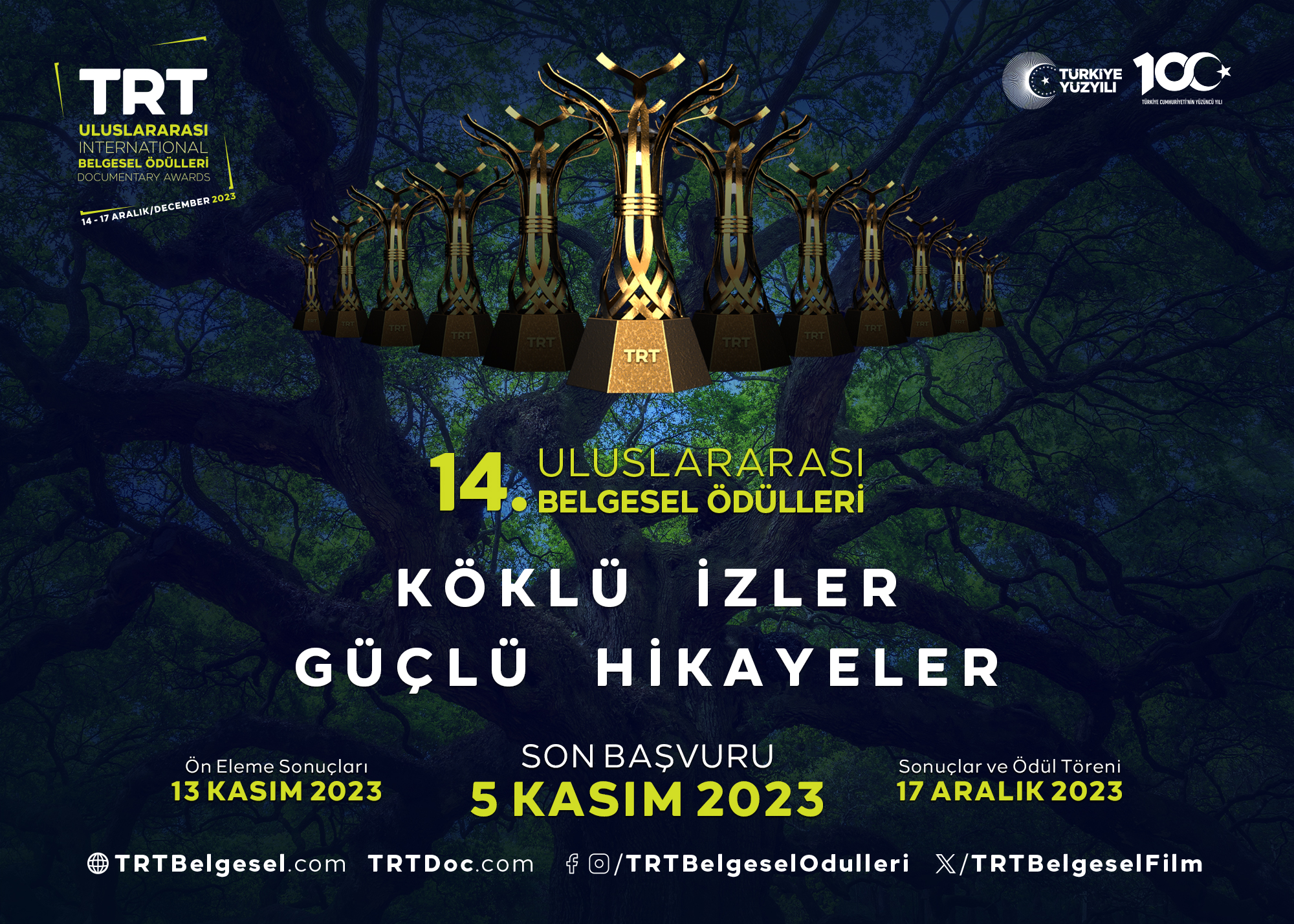 “14. TRT Uluslararası Belgesel Ödülleri”  Başvuruları Başladı