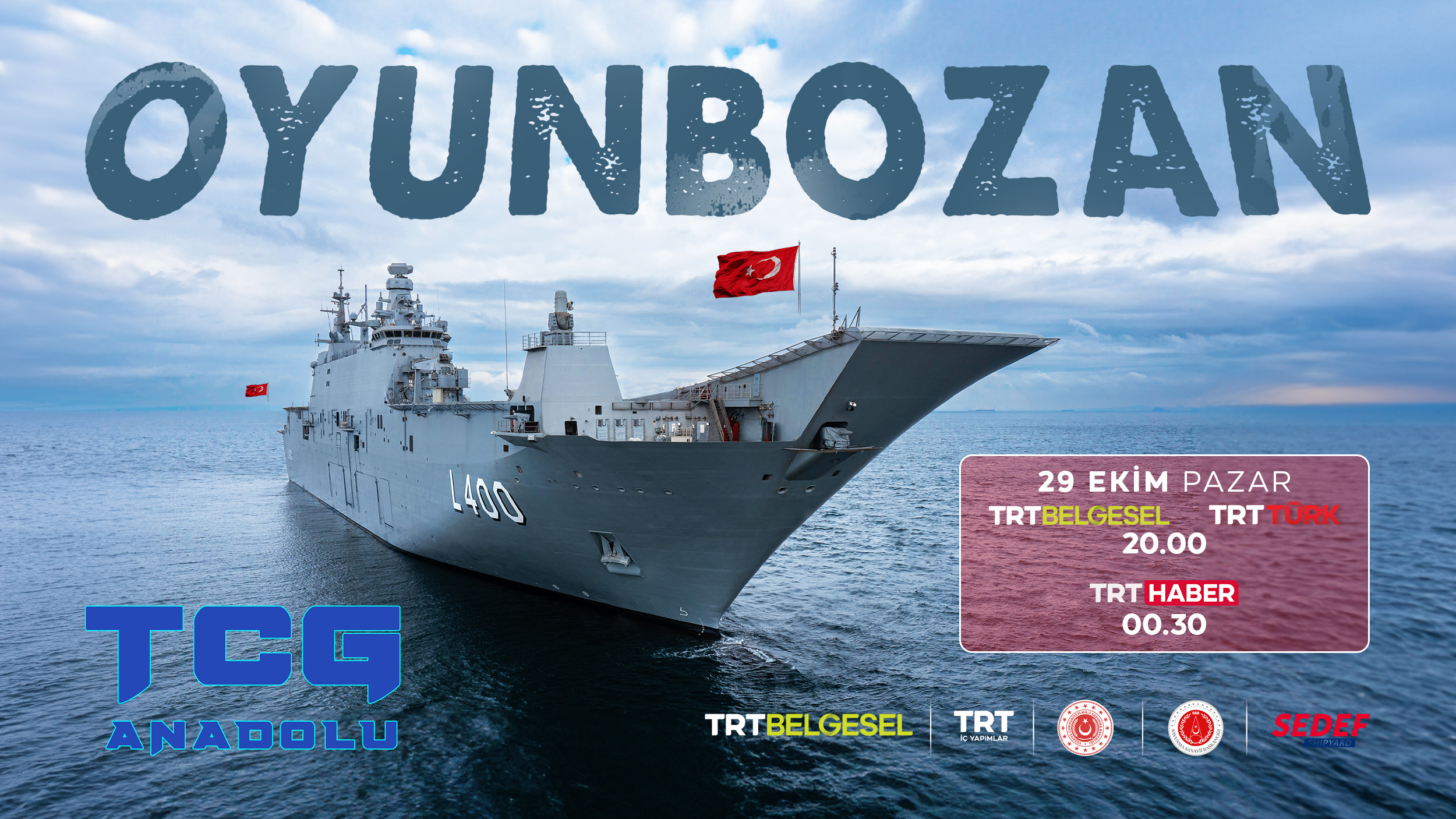 Dünyanın İlk SİHA Gemisi TCG Anadolu’nun Hikayesi İlk Kez TRT’de