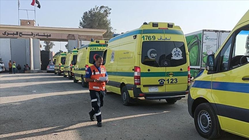 refah Sınır kapısı ambulans