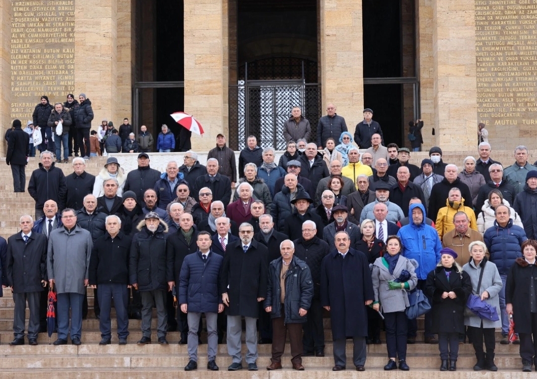 Gazeteciler Cemiyeti Anıtkabir'de