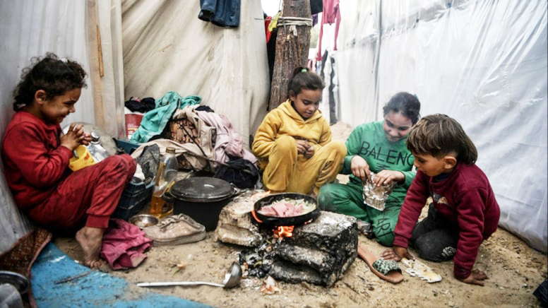 Gazze'de çocuklar açlıkla yüzyüze-1