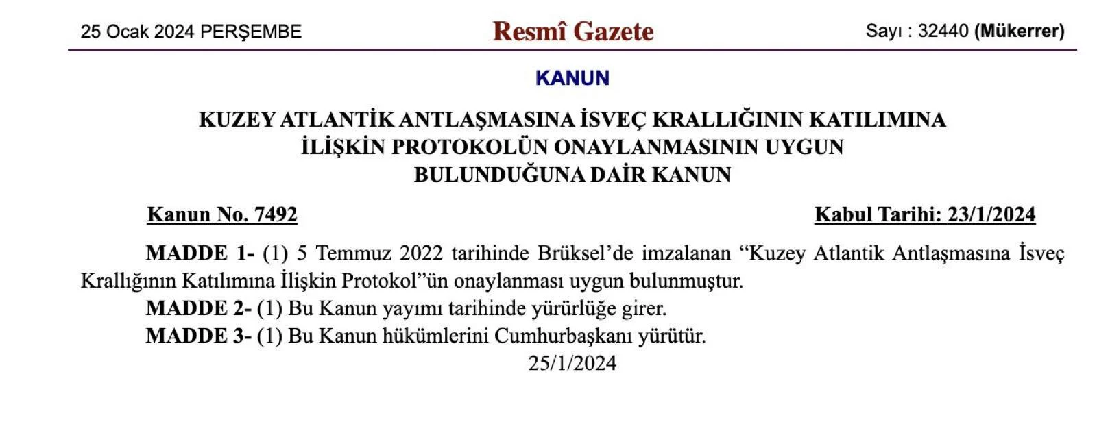 Naato Resmi Gazete