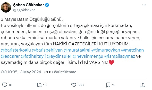 Şahantweet