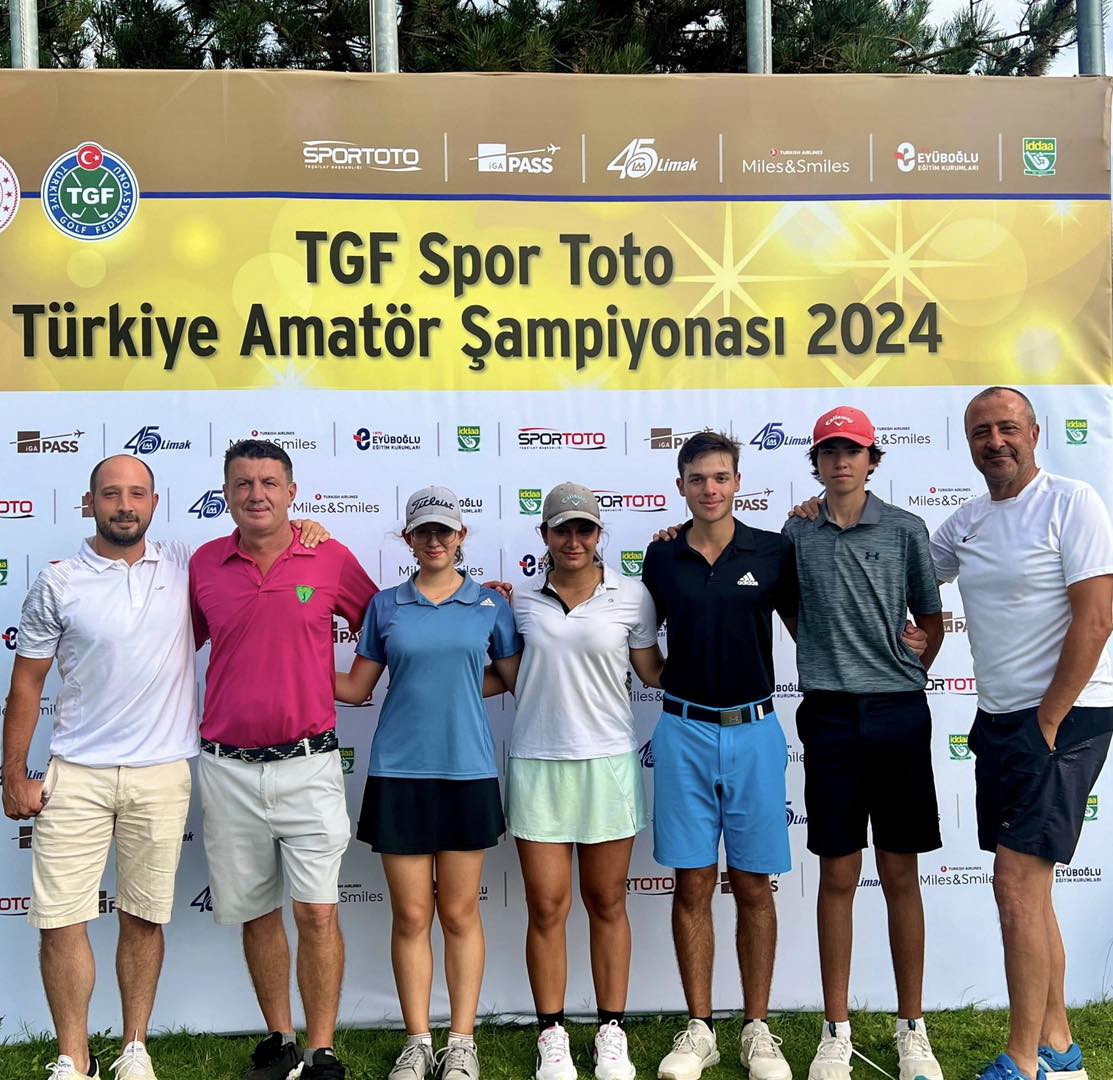 Ankara Golf Kulubü Sporcuları.