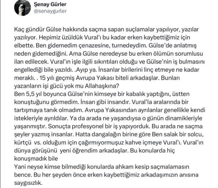 Şenay Gürler Gülse Birsel