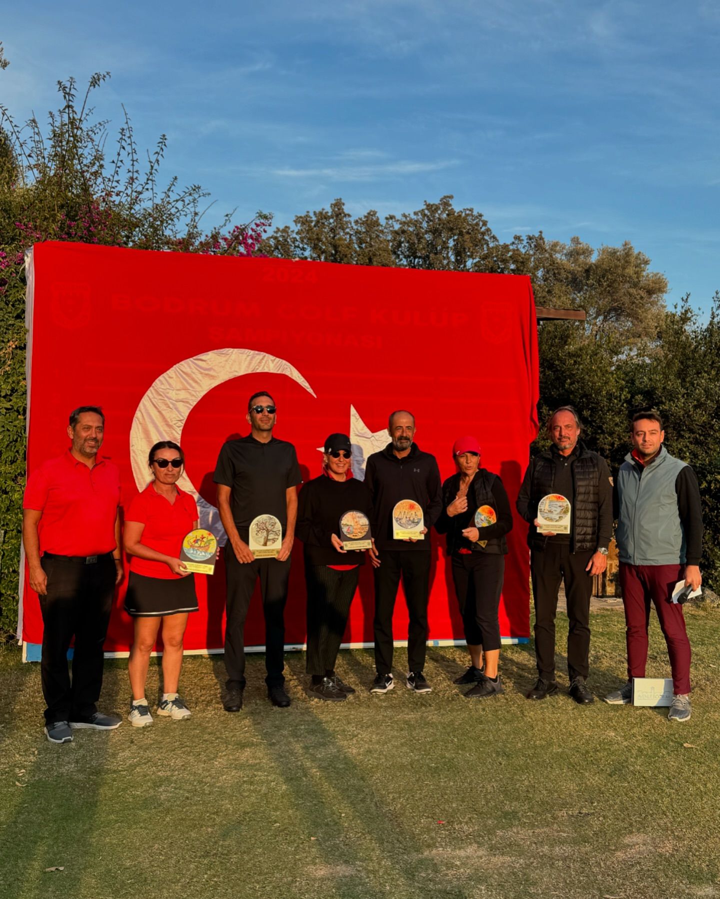 Bodrum Golf Kulubu Ataturk Turnuvası Kazananları.