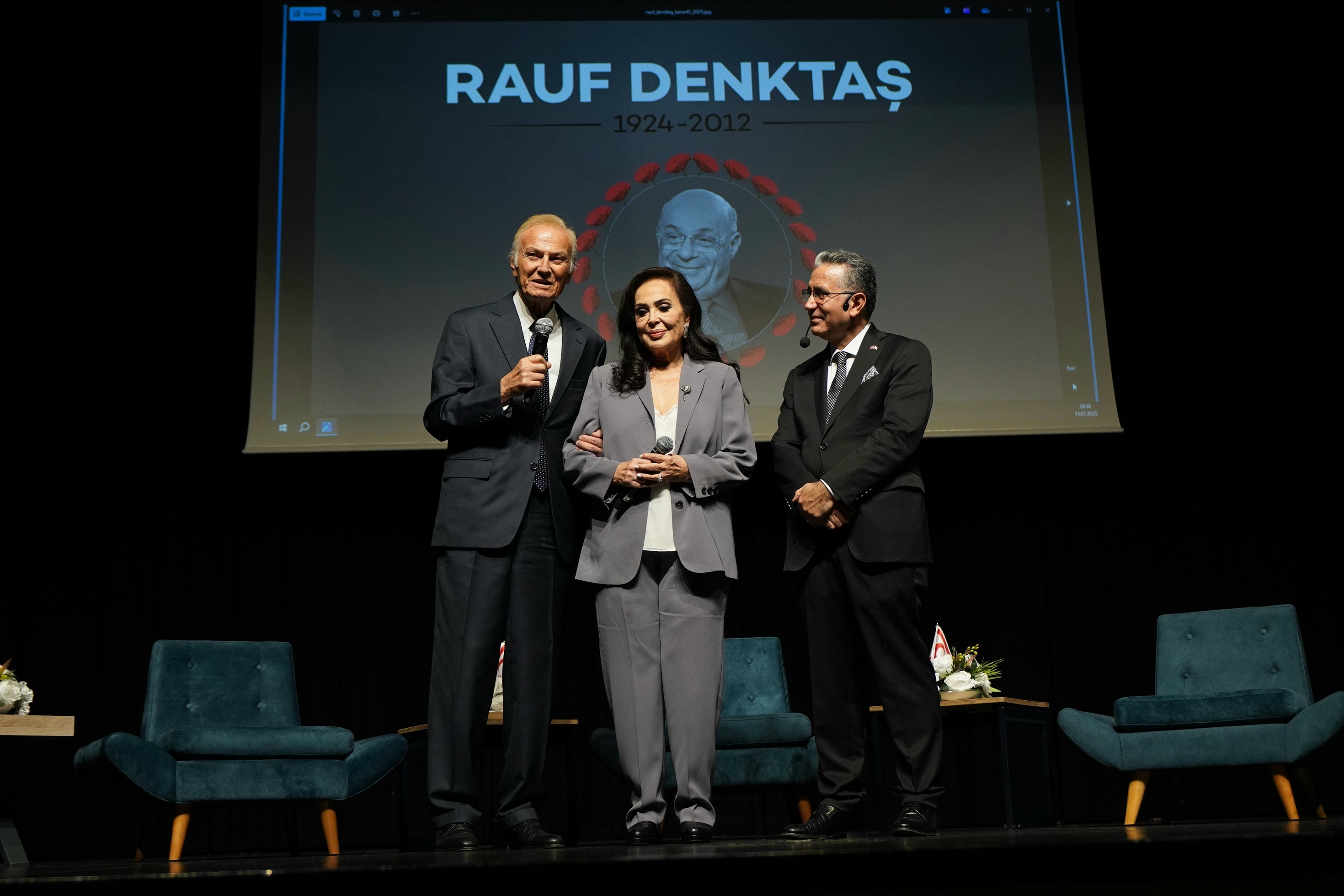 Rauf Denktaş Beyli̇kdüzü'nde Anildi