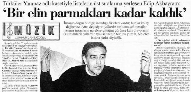 Edip Akbayram Gazete