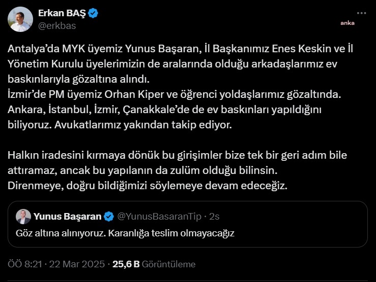 Erkan Baş X
