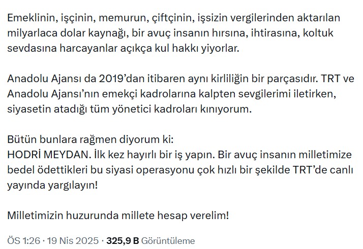Ekrem Imamoglu Trt-1