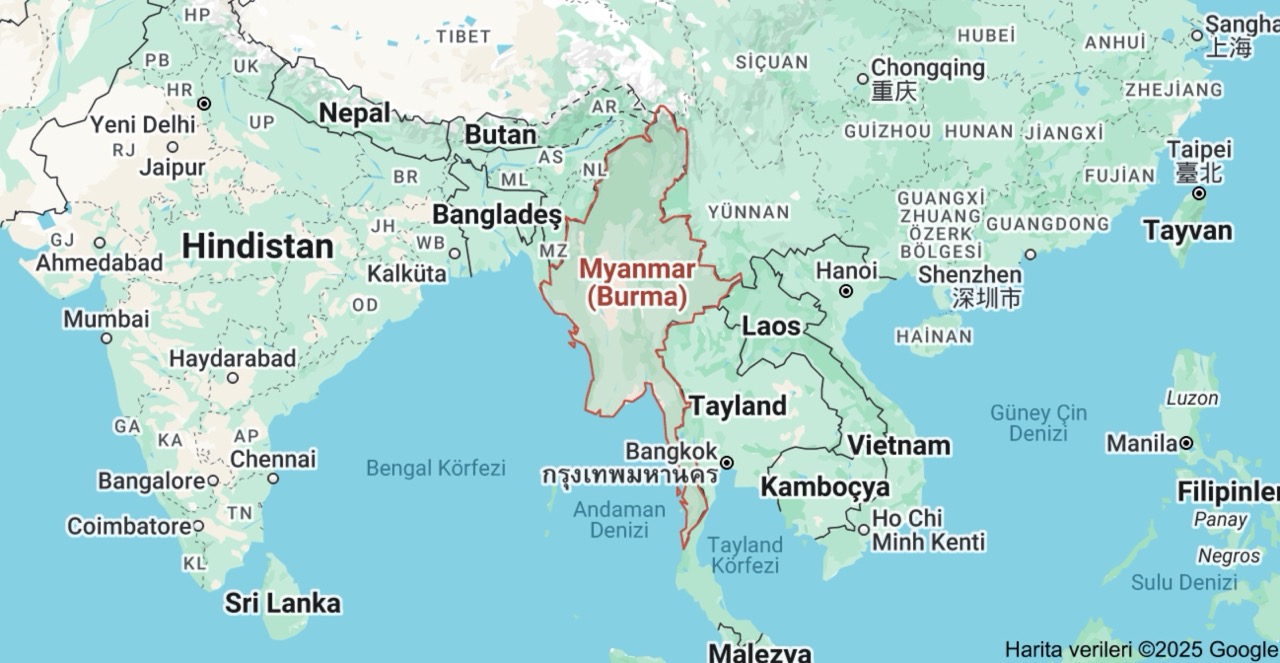 Myanmar Nerede
