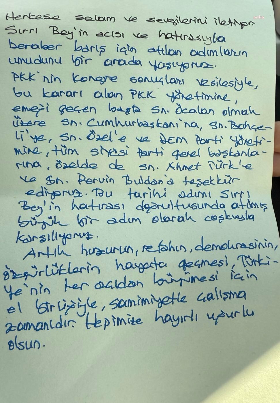 Selahattin Demirtas Demokrasinin Hayata Gecmesi Icin Calisma Zamani