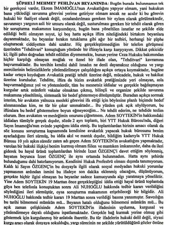 Mehmet Pehlivan Ifade1
