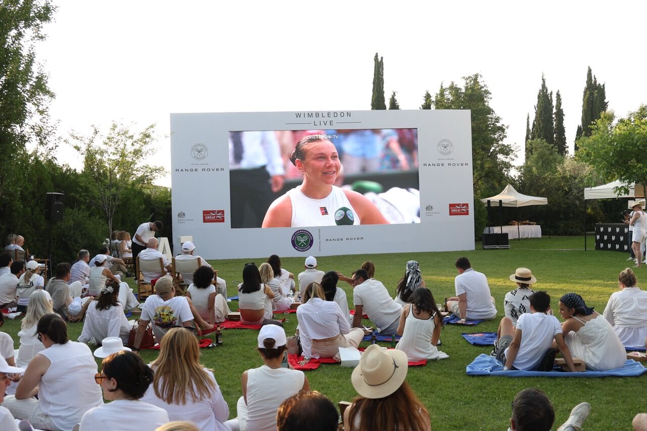 Büyük İngi̇ltere Büyükelçi̇li̇ği̇ Wimbledon Fi̇nal Karşilaşmasi (2)