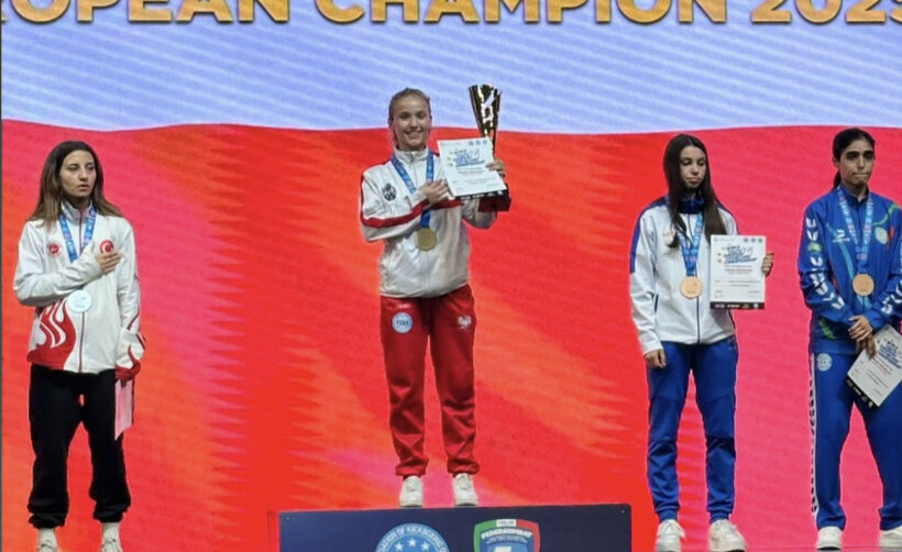 Milli sporcu Huri Özdemir, Kick Boks’ta Avrupa 2’ncisi oldu-1