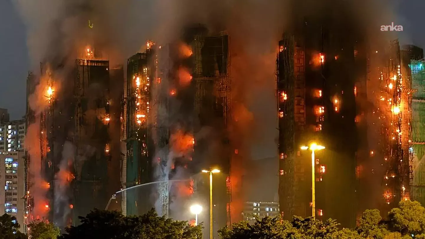 Hong Kong’da yangın: Ölü sayısı 128’e çıktı