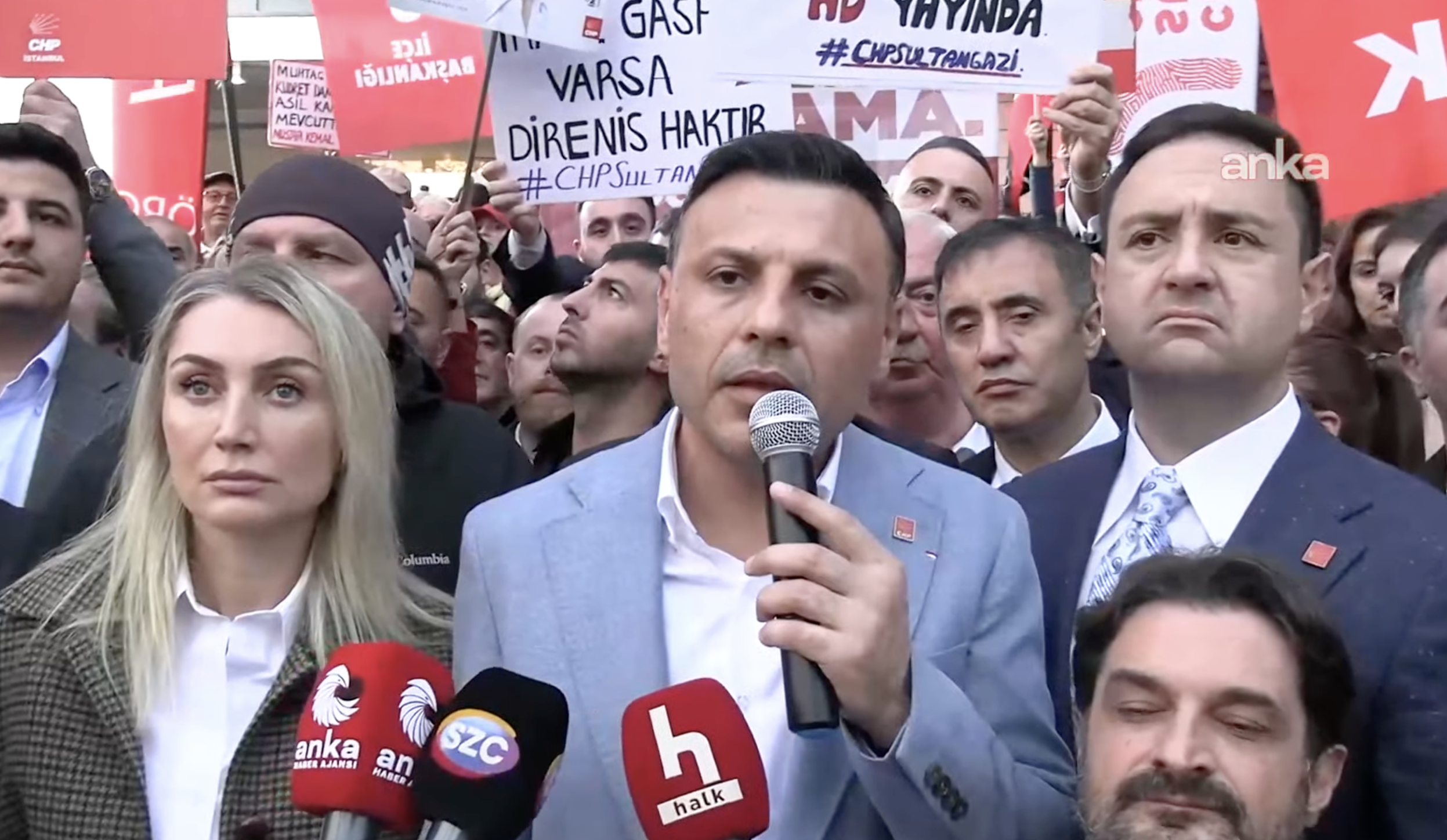 CHP İstanbul İl Başkanlığı'nın TRT'ye yürüyüşüne polis engeli-1