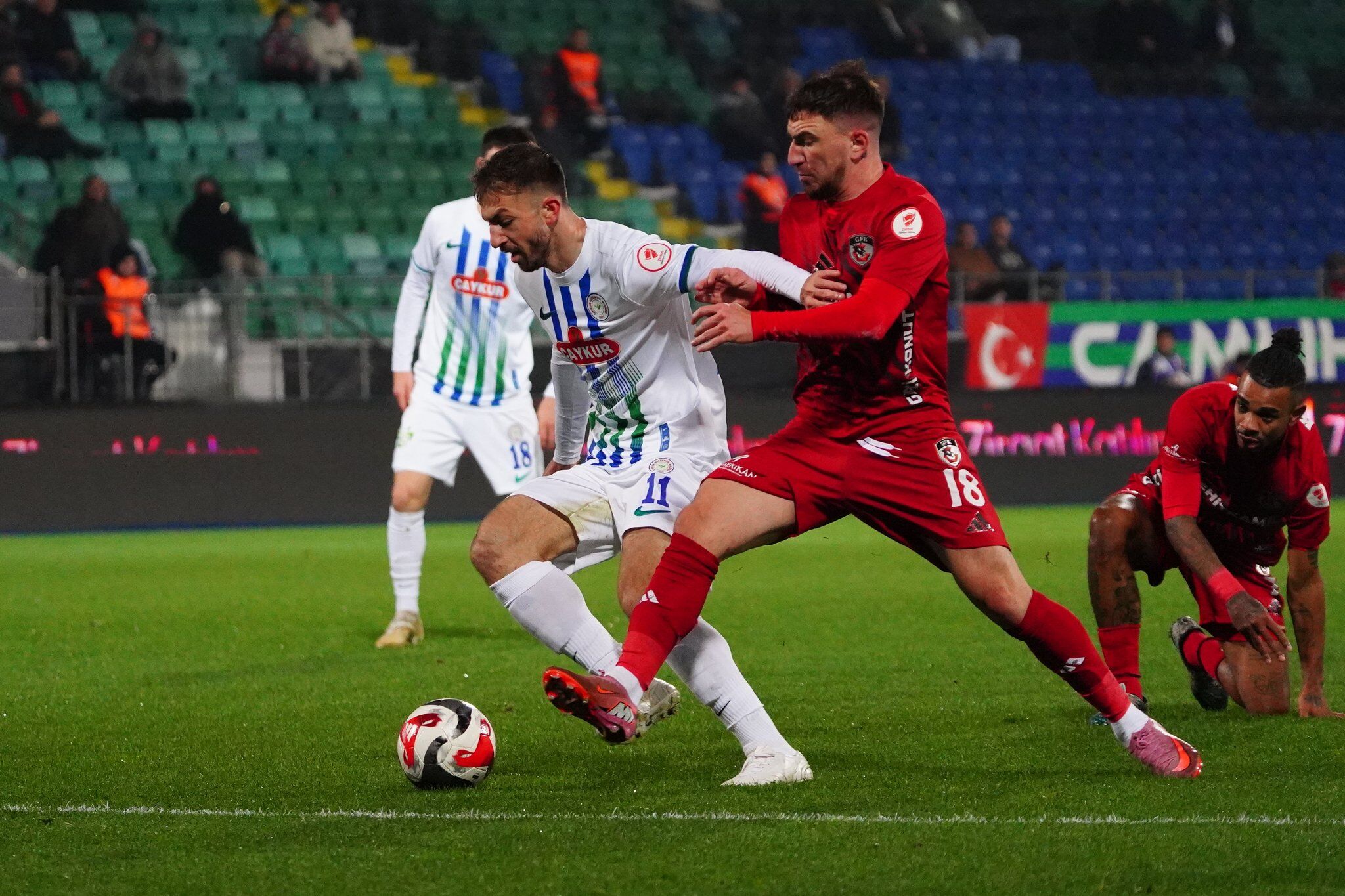 Çaykur Rizespor, Türkiye Kupası’nda Gaziantep FK’yı 5-2 yendi: Halil Dervişoğlu 4 golle parladı