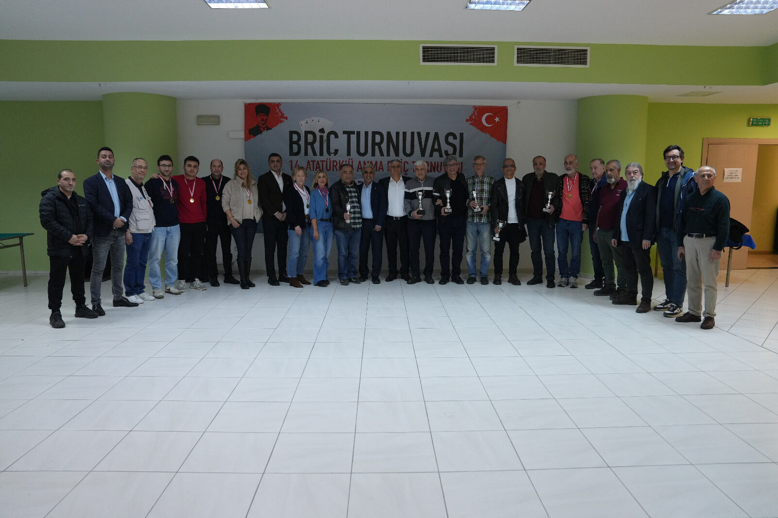 Kartal?Da Bric Heyecan? 14. Atatürk’ü Anma Briç Turnuvası Sporcuları Bir Araya Getirdi (3)