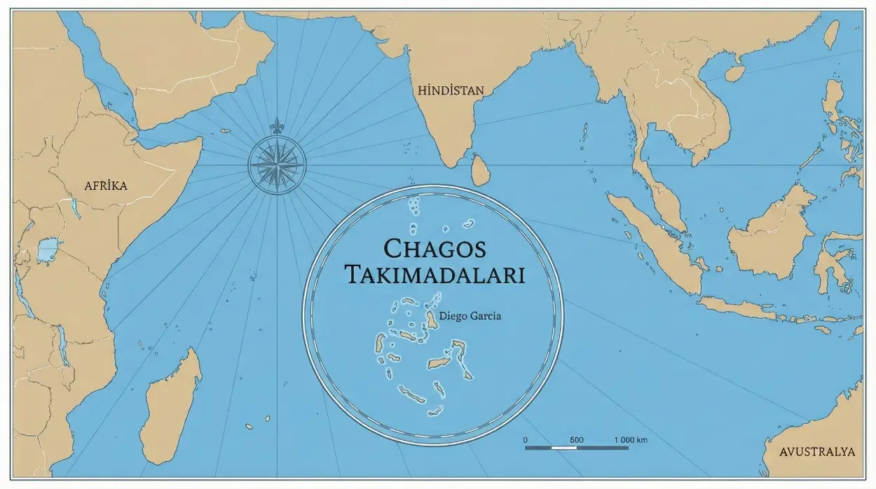 Chagos Takımadaları Diego Garcia Adası Üssü Nerede Harita