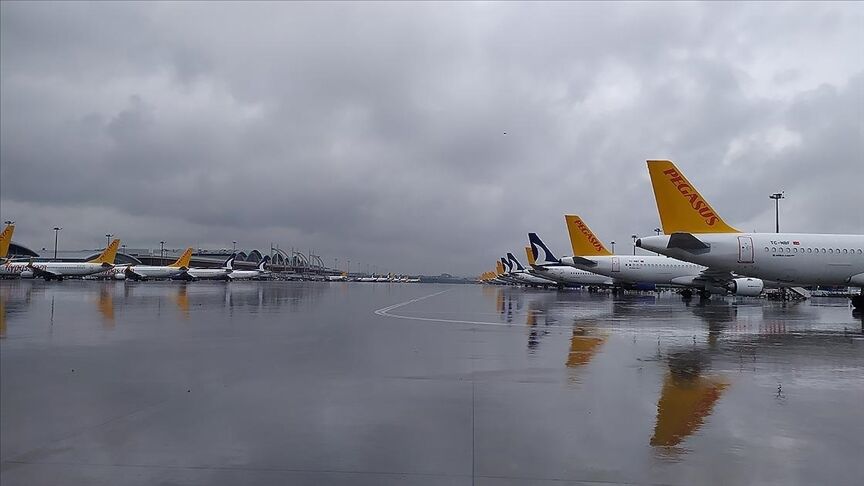 Pegasus Olumsuz Hava Koşulları Nedeniyle 46 Seferini Iptal Etti