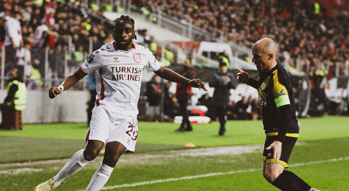 Samsunspor, Konferans Ligi son 16 turunda Rayo Vallecona’ya 3-1 mağlup oldu