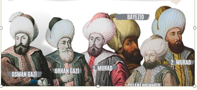 Resim 3 Osmanlı Ilk Padişahları