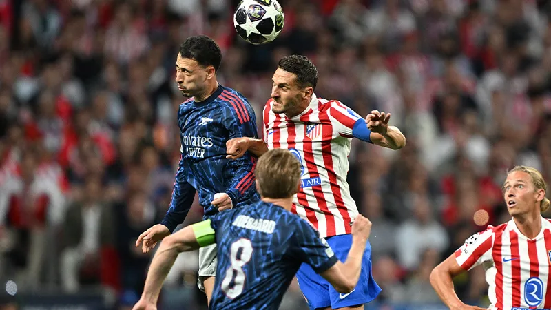 Atletico Madrid, Şampiyonlar Ligi yarı final ilk maçında evinde Arsenal ile 1-1 berabere kaldı