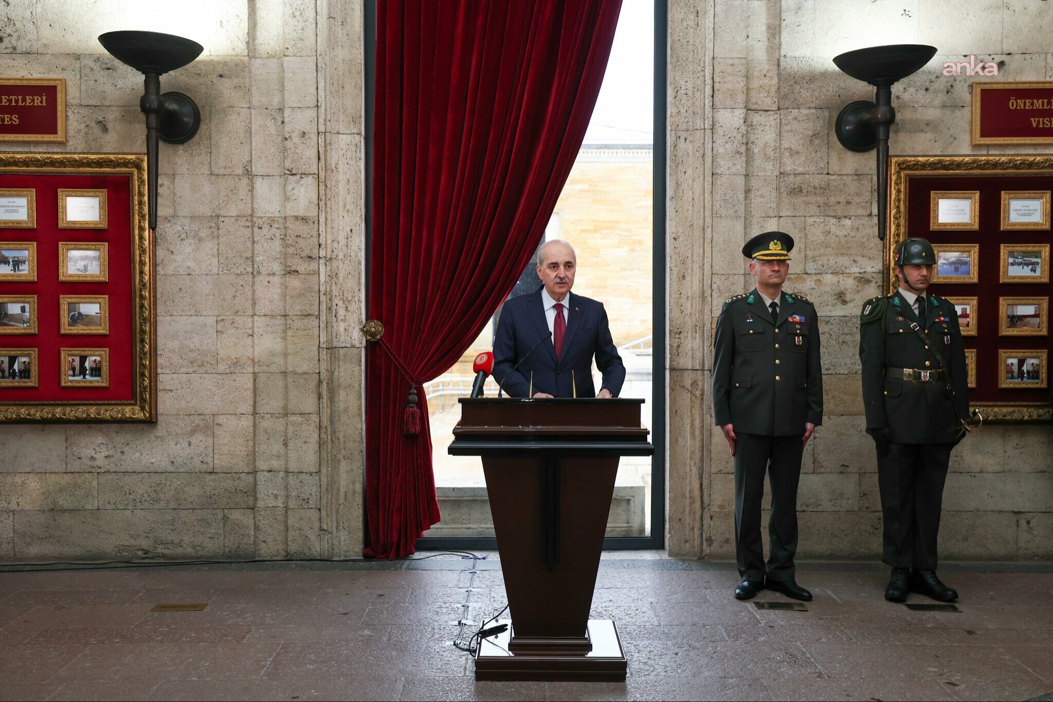 Devlet erkanı Anıtkabir'de -3