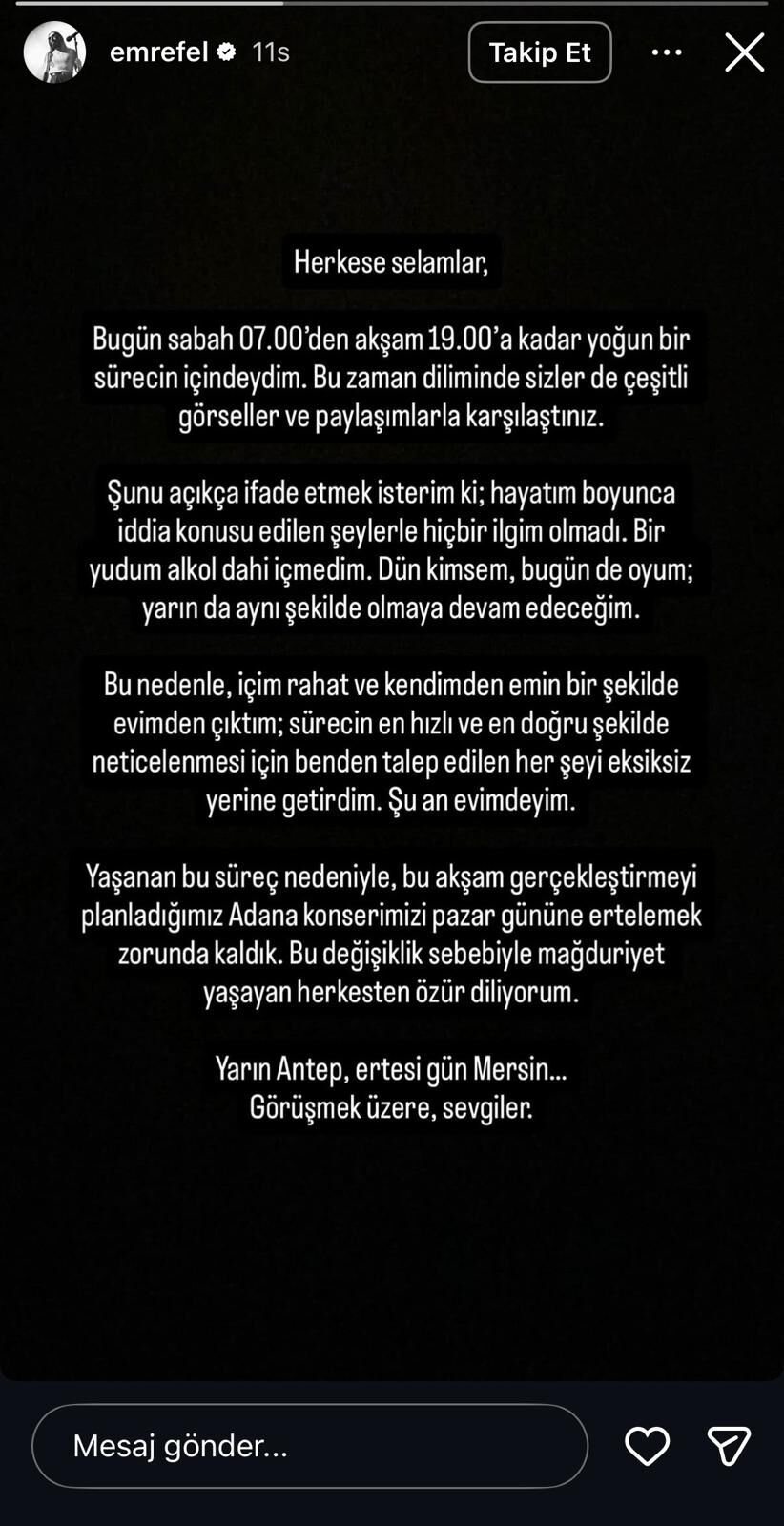 Emre Fel Açıklama