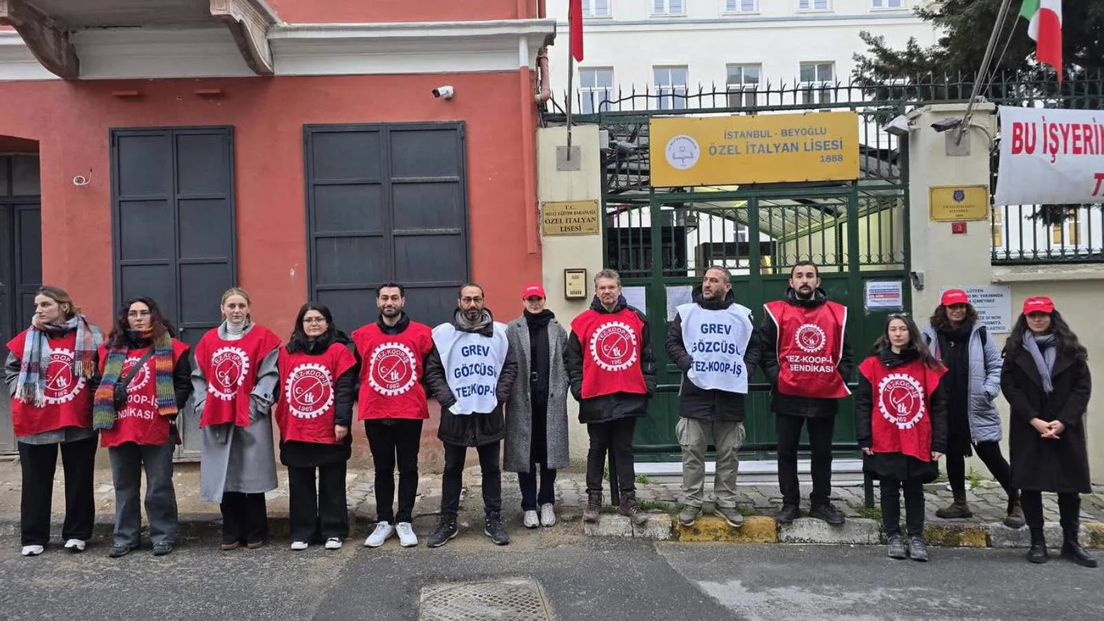İtalyan Lisesi grevi: TİS imzası için bir hafta süre verildi