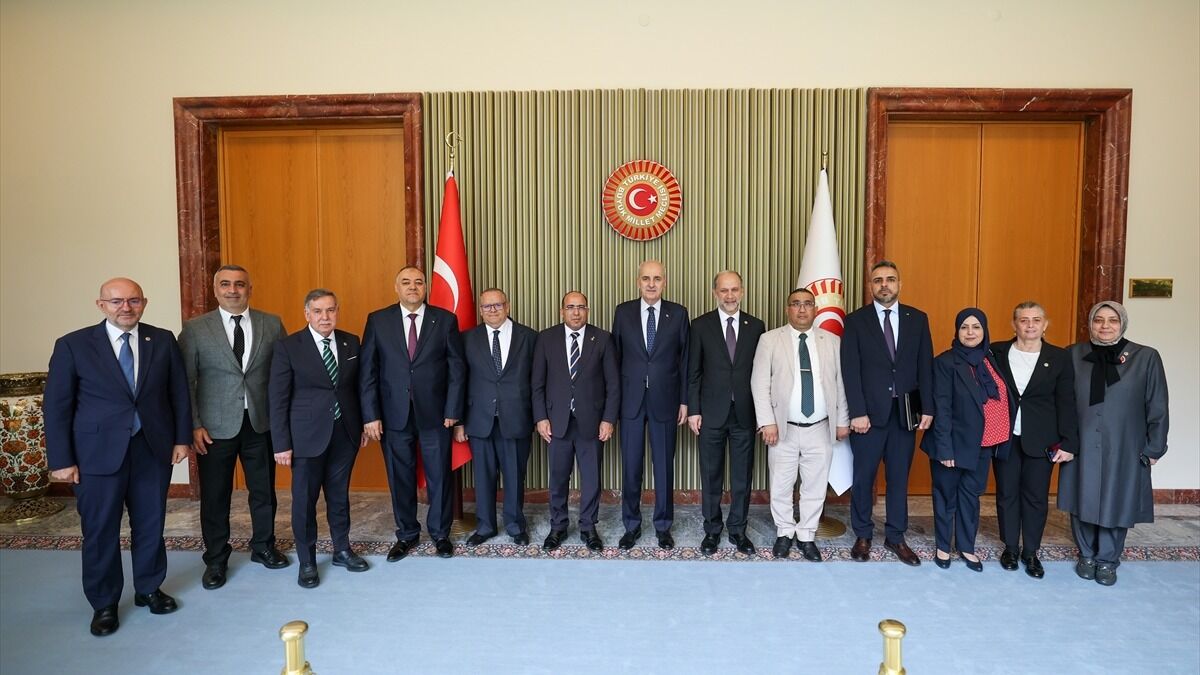 Tbmm Başkanı Kurtulmuş, Cezayir Meclisi Heyetini Ve Emniyet Genel Müdürü Fidan'ı Kabul Etti 1
