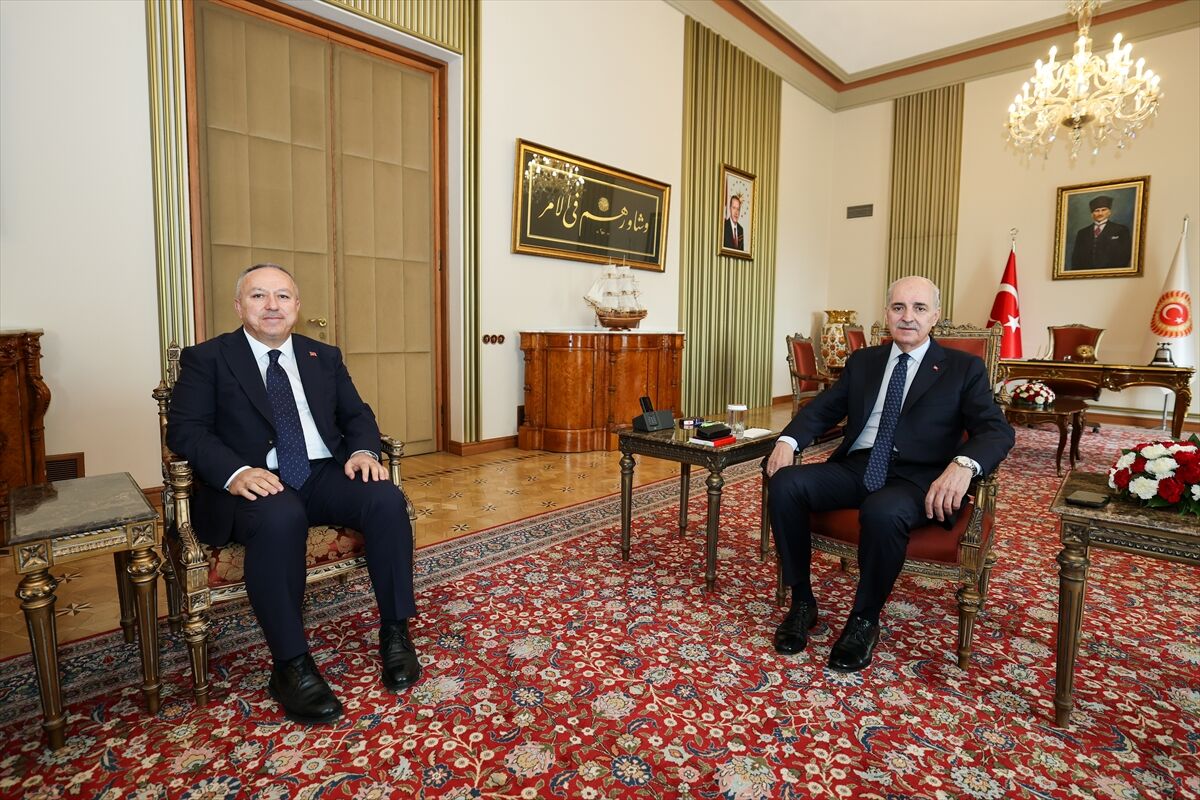 Tbmm Başkanı Kurtulmuş, Cezayir Meclisi Heyetini Ve Emniyet Genel Müdürü Fidan'ı Kabul Etti 2