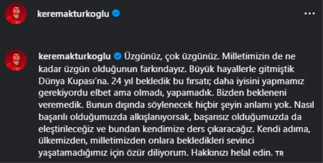 Kerem Özür Twit
