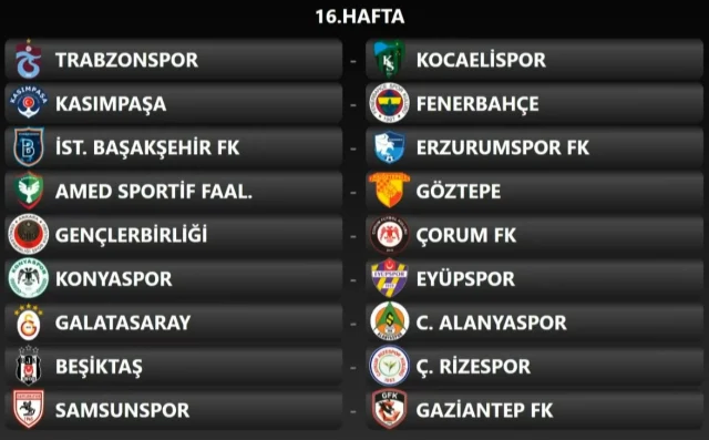 Süperlig 16