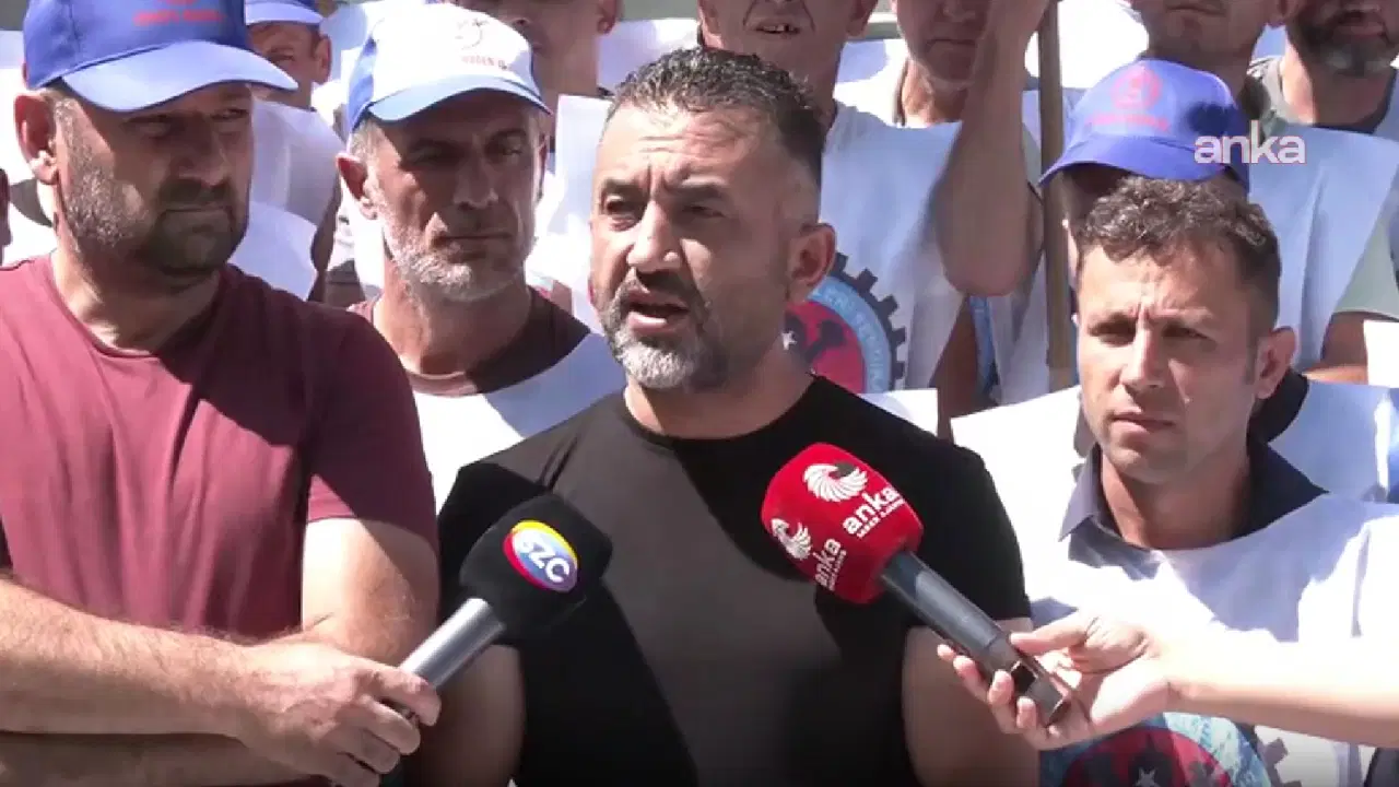 Doruk Madencilik işçileri 29 gündür eylemde: 