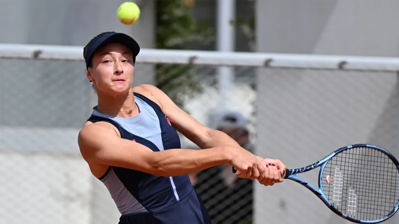 Zeynep Sönmez, Kanada Açık Tenis Turnuvası'na ikinci turda veda etti