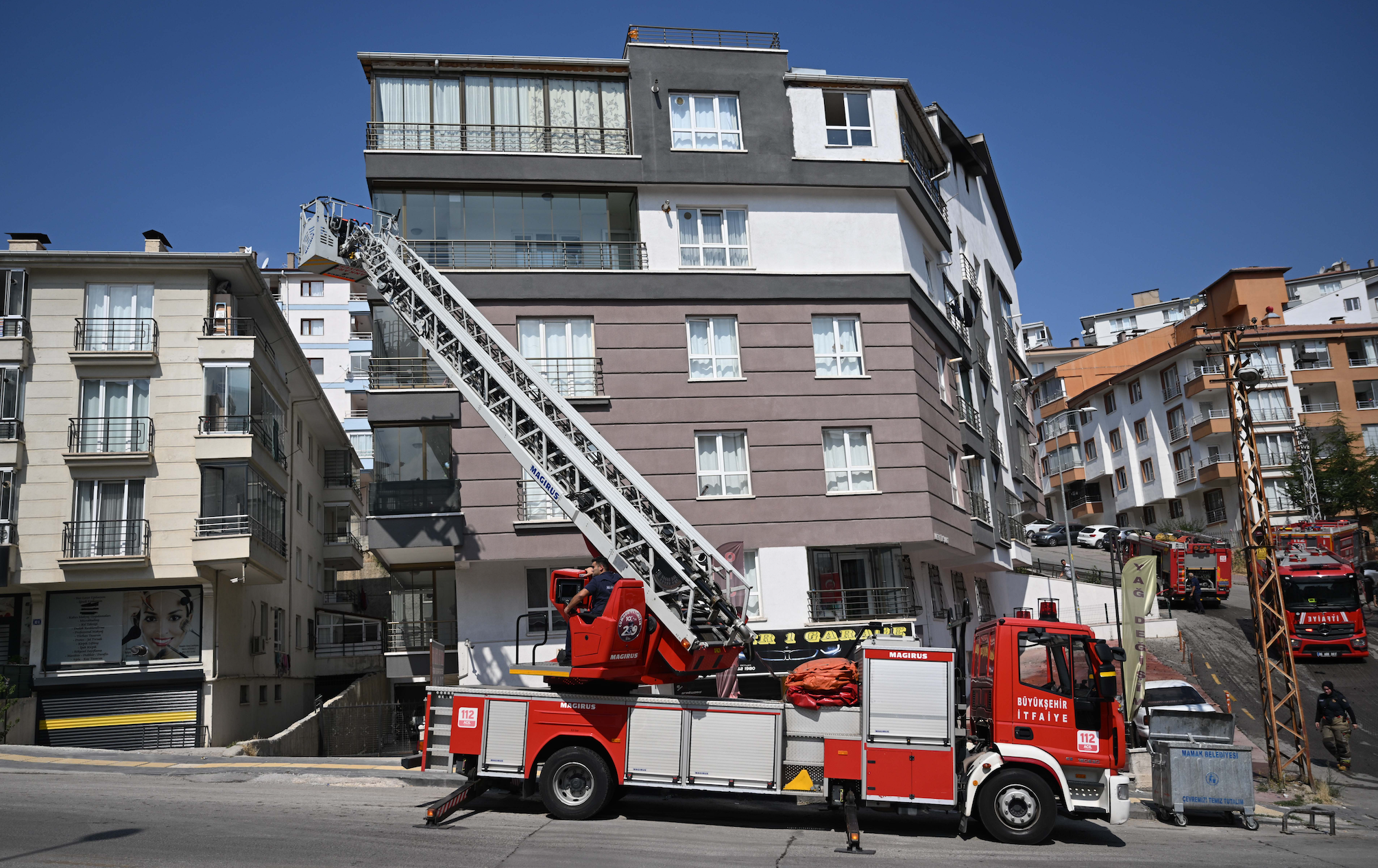 Ankara Mamak Çatı Yangını