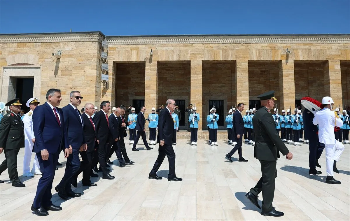 Cumhurbaşkanı Erdoğan Ve Yüksek Askeri Şura Üyelerinden Anıtkabir'e Ziyaret4.Jpg