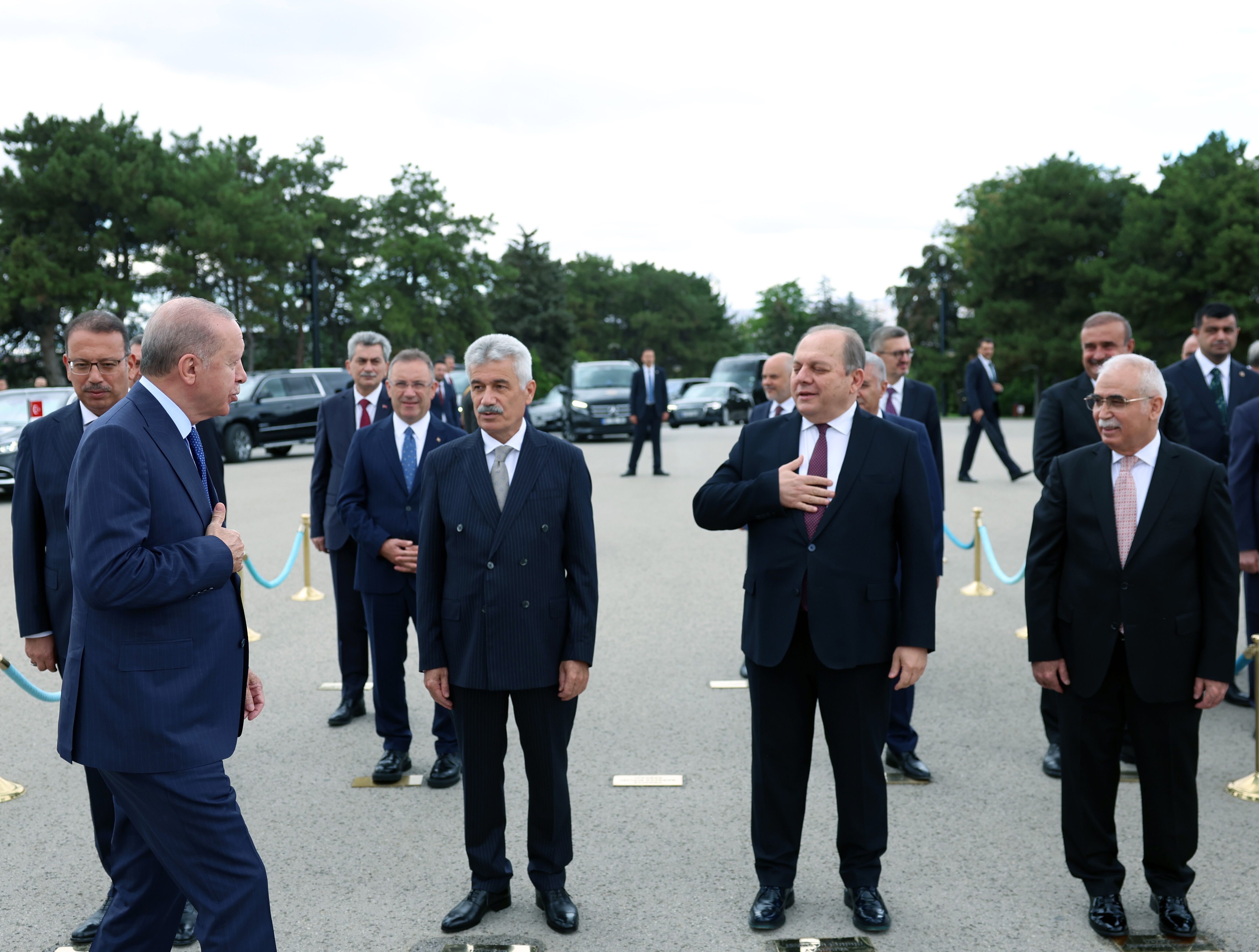 Erdoğan Başkanlığındaki Devlet Erkanından 30 Ağustos Zaferi'nin 104. Yılında Anıtkabir'e Ziyaret4