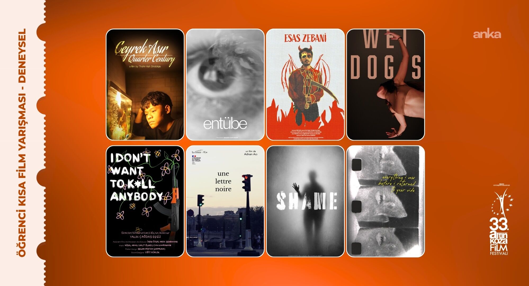 Adana Altın Koza'da Kısa Film Finalistleri Belli Oldu: 63 Film Yarışacak2