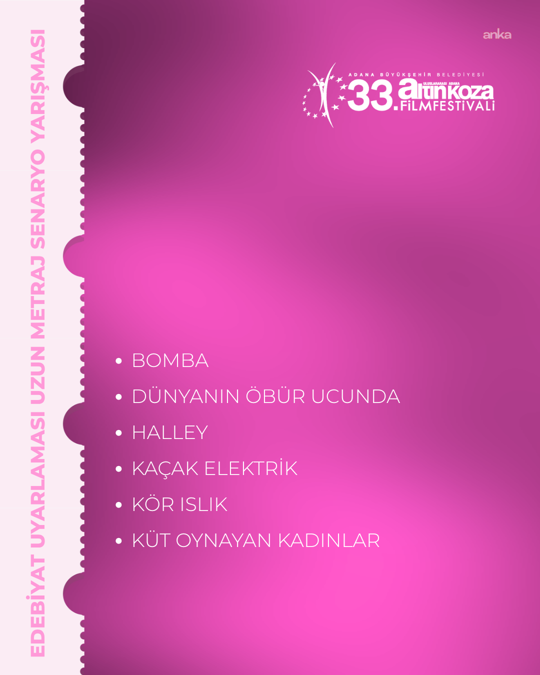 Altın Koza’da Edebiyat Uyarlaması Finalistleri Belli Oldu: 6 Senaryo Finale Kaldı3