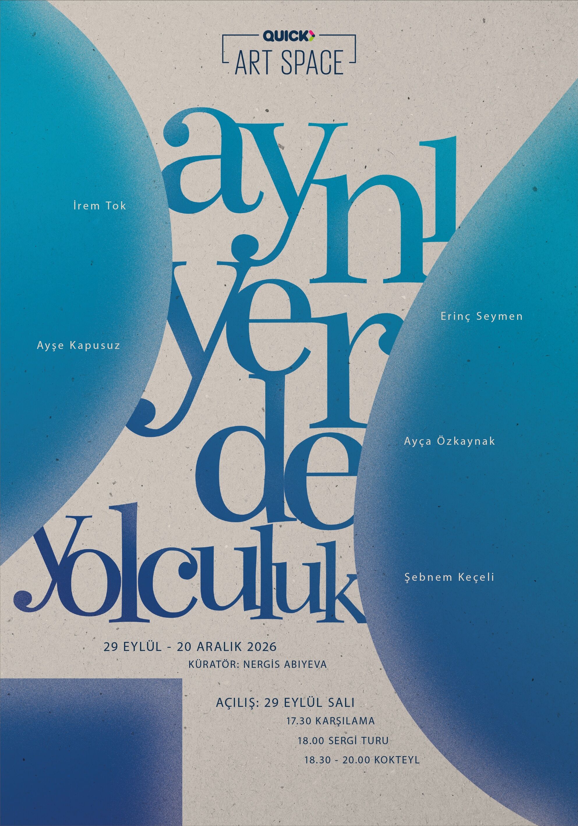 Aynı Yerde Yolculuk, Açılış Bilgileri Afiş