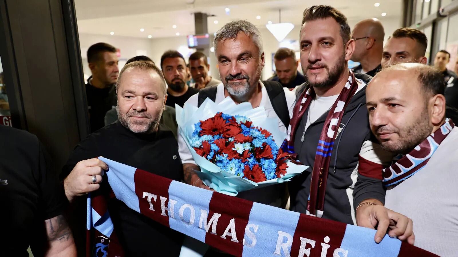 Trabzonspor'un prensipte anlaştığı teknik direktör Thomas Reis, Trabzon'a geldi