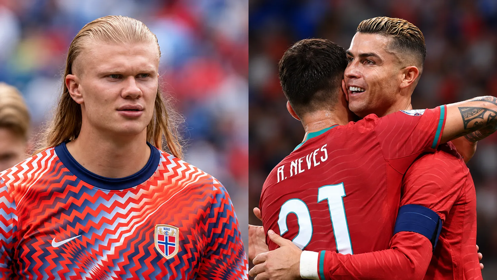 Norveç Portekiz Haaland Ronaldo