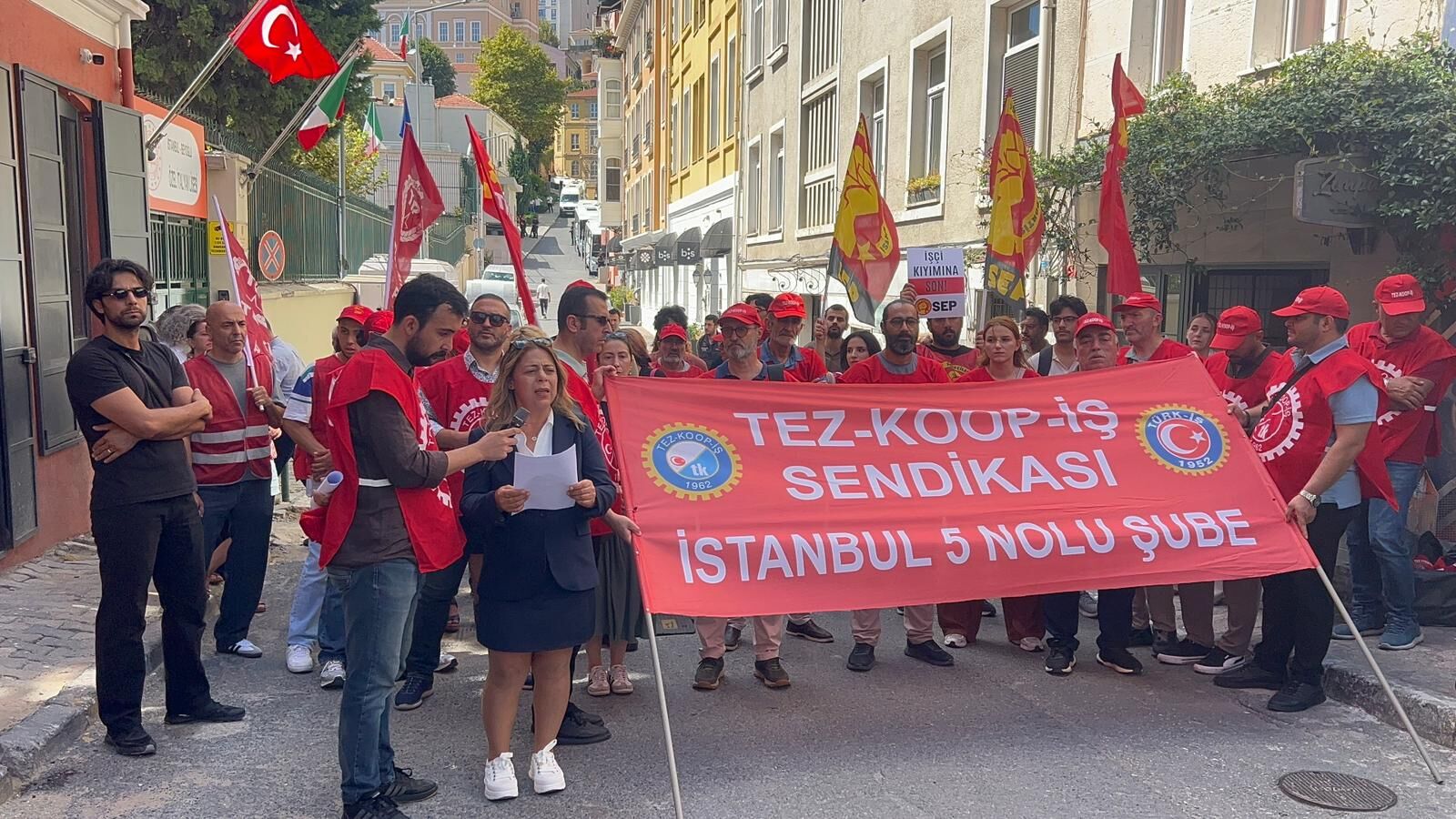 Özel Italyan Lisesi Protesto