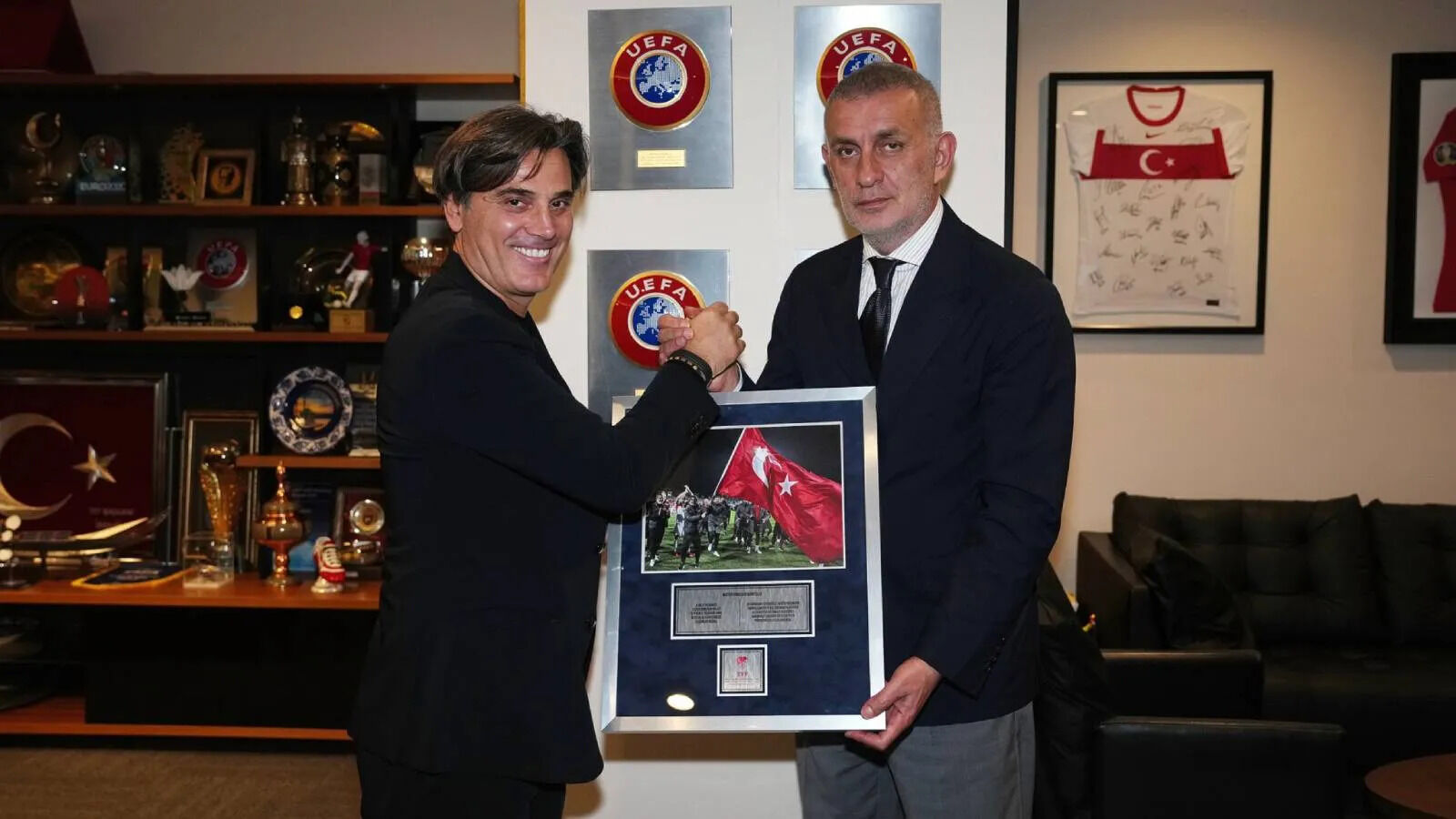 TFF Başkanı Hacıosmanoğlu’ndan Vincenzo Montella’ya veda