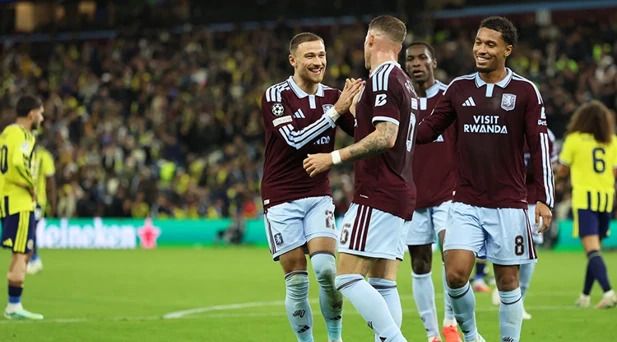 Fenerbahçe, Şampiyonlar Ligi’nde Aston Villa’ya 6-0 mağlup oldu
