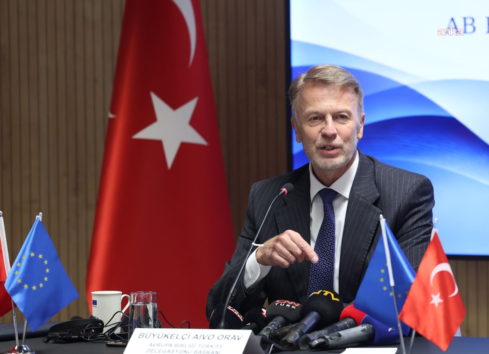AB Büyükelçisi Orav'dan 'Türkiye' mesajı: “AB değerlerine ve kurallarına saygı gösterilmeli”