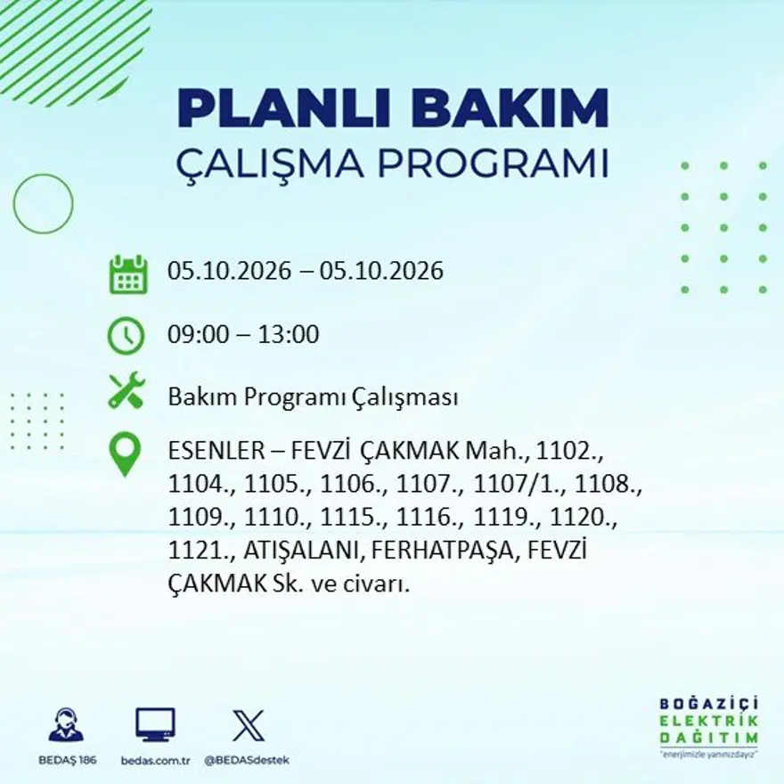 Istanbul 5 Ekim 18